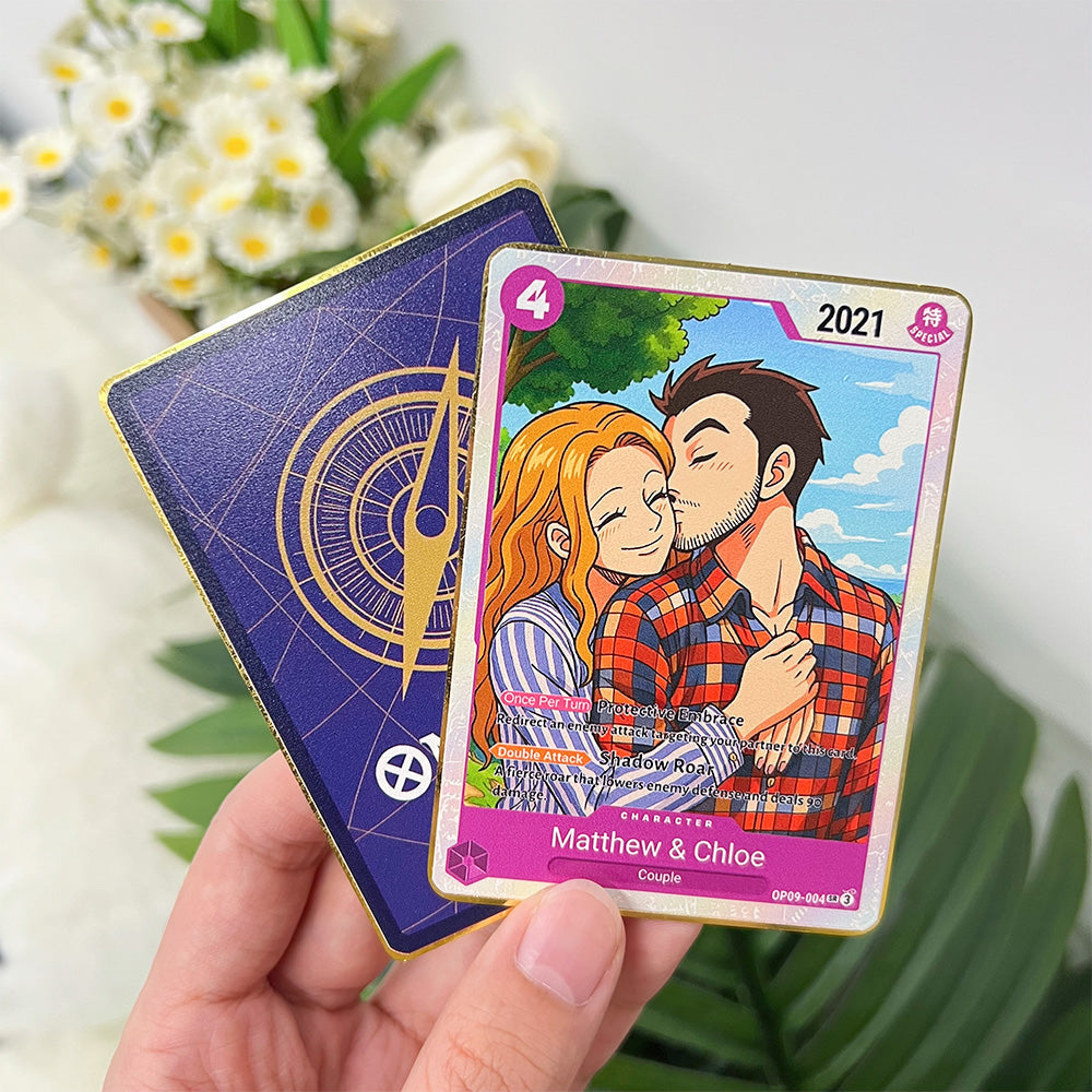 50% OFF🤩Personalized Anime Couples OP Style TCG Card