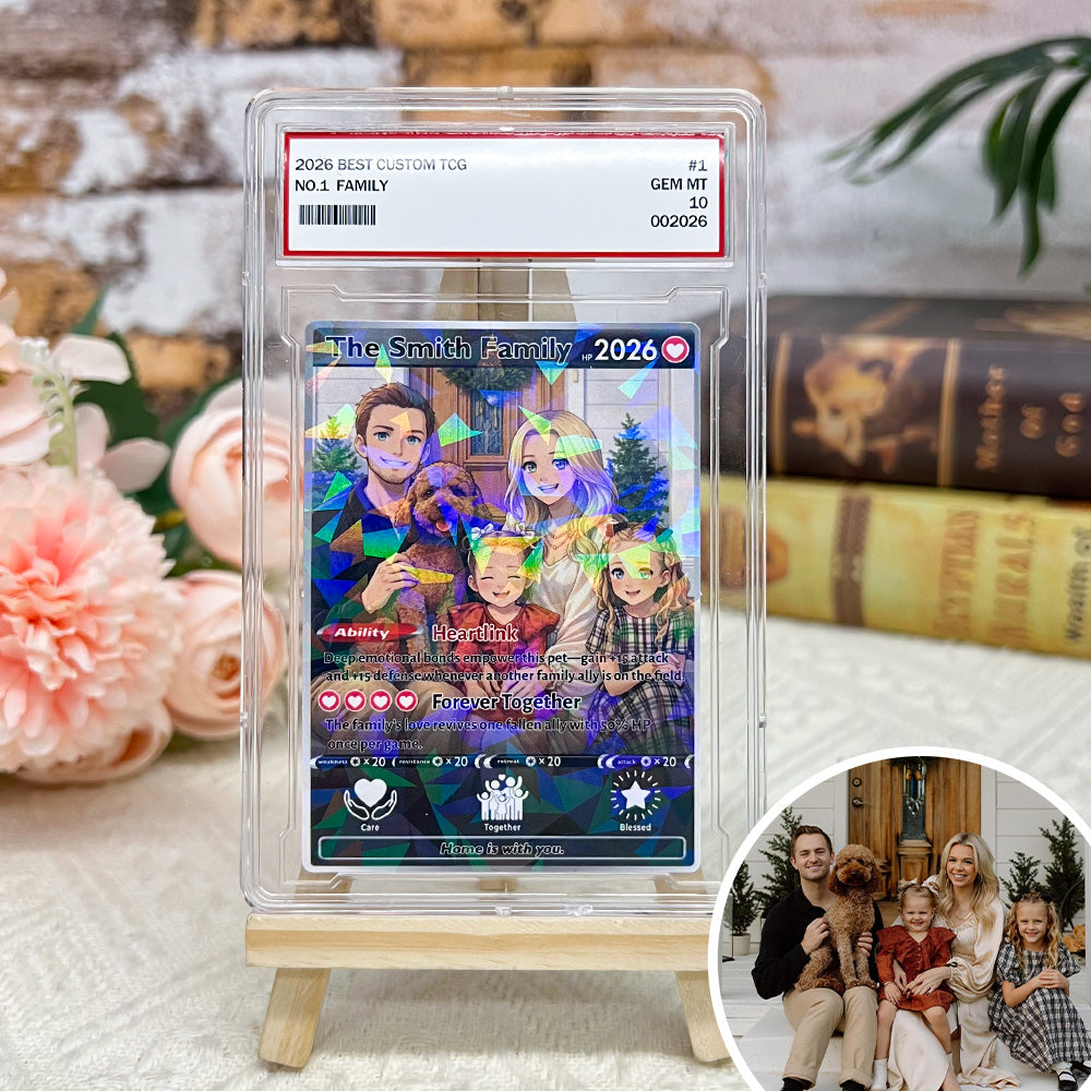 50% OFF💕Personalized Family Anime Trainer icon Card