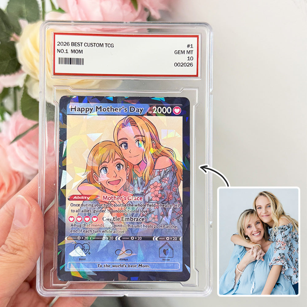 50% OFF🌷Personalized Mom Anime Trainer icon Card, Mother's Day Gift