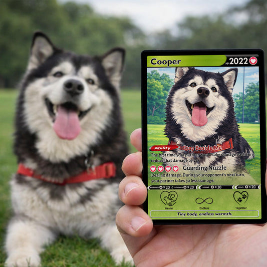 50% OFF🐾Personalized Pet Anime Trainer icon Card