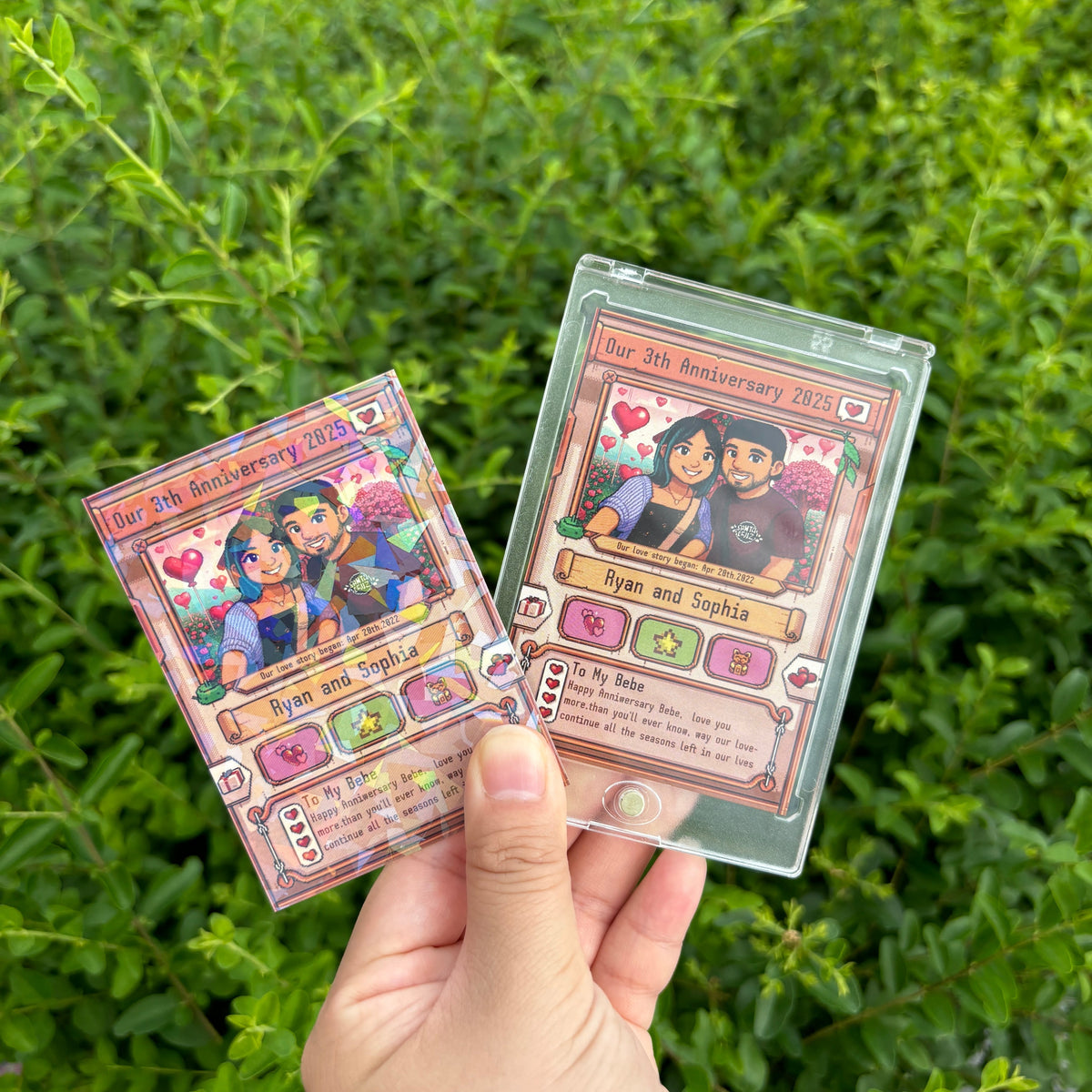 Custom Anniversary Card for Farming Game Lovers