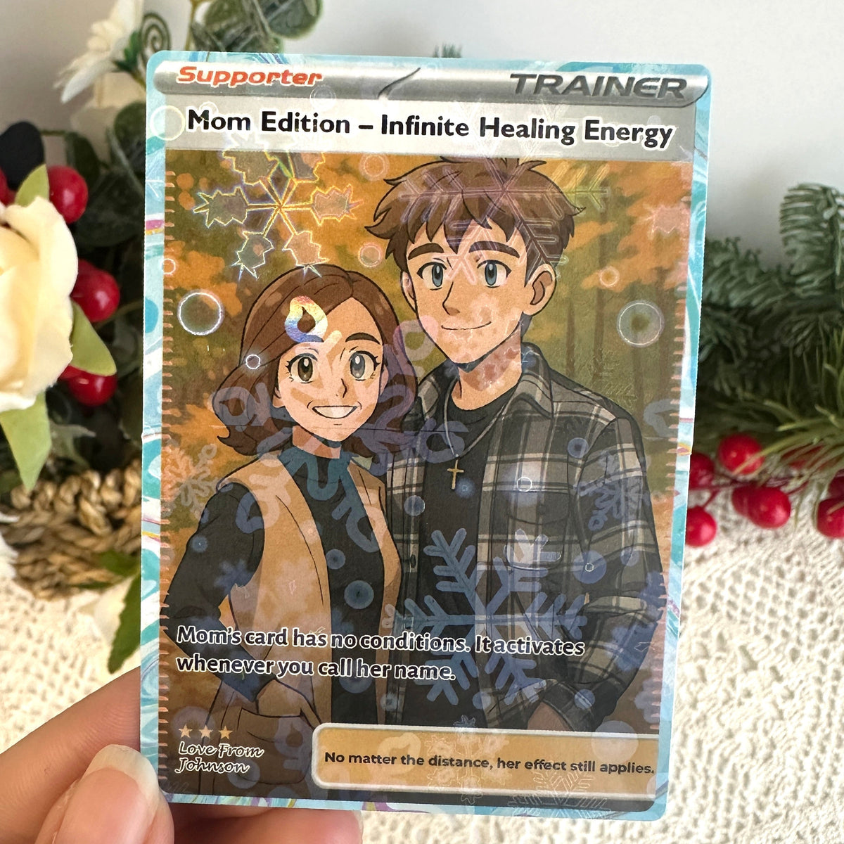 50% OFF🤩Personalized Mom Anime Supporter Trainer Card