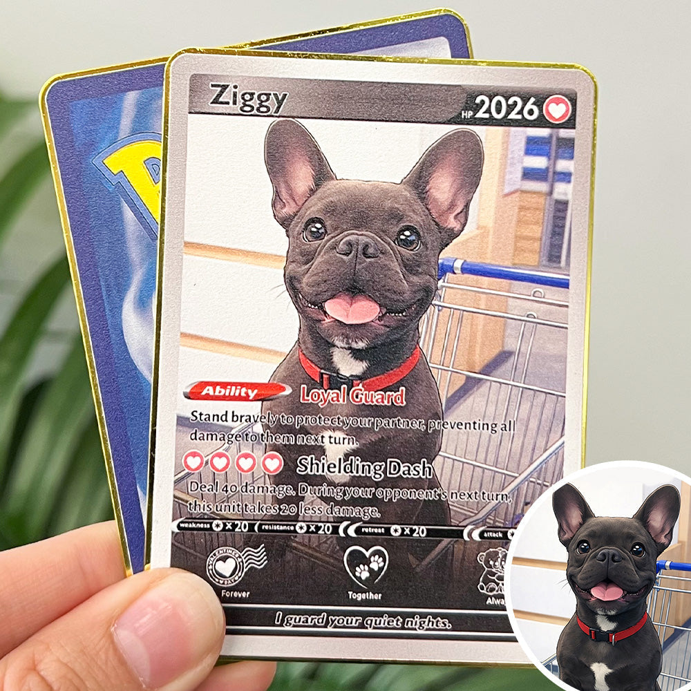 50% OFF🐾Personalized Pet Anime Trainer icon Card