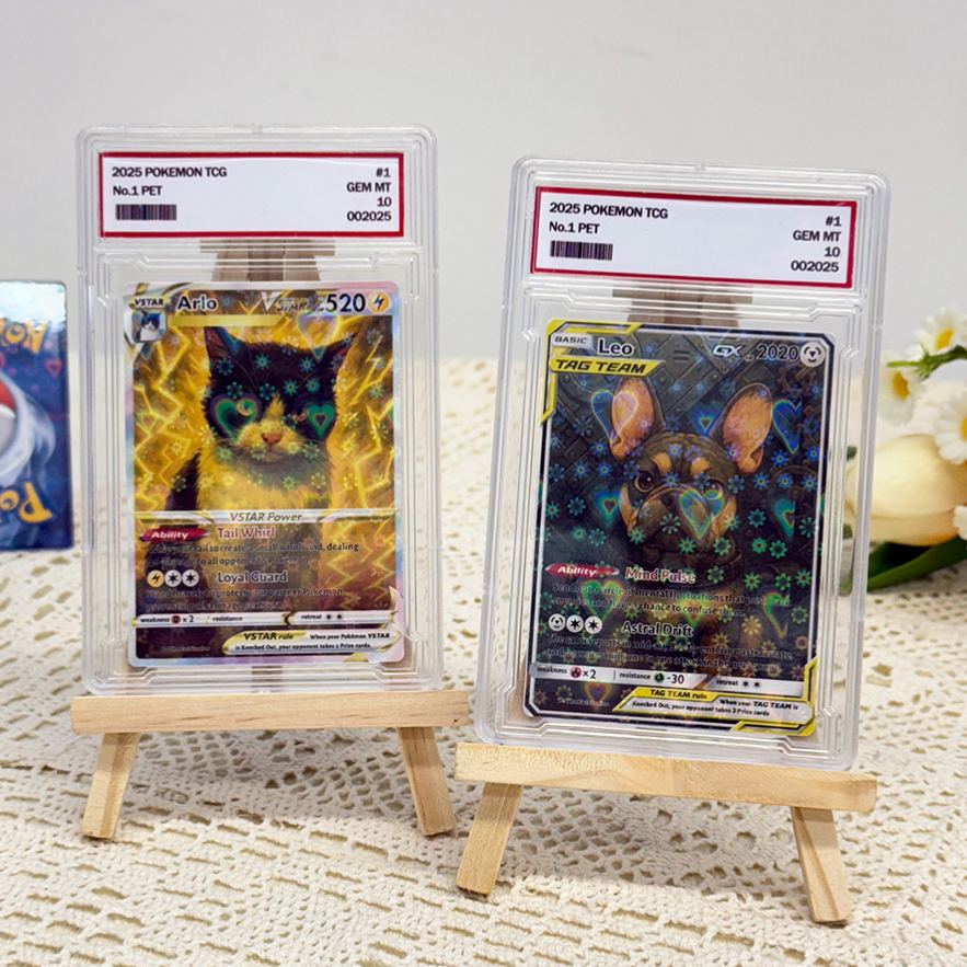 Custom Anime Pet Pokecard TCG V/Vmax/VSTAR/EX/GX/TRAINER Card