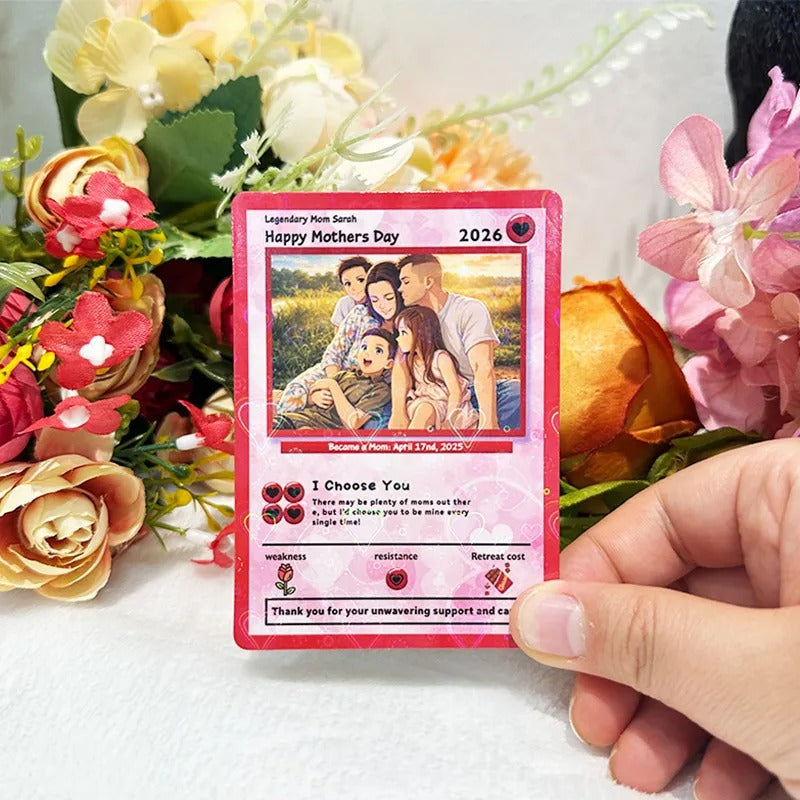 Custom "Legendary Mom" Mother’s Day Anime Style Love Card